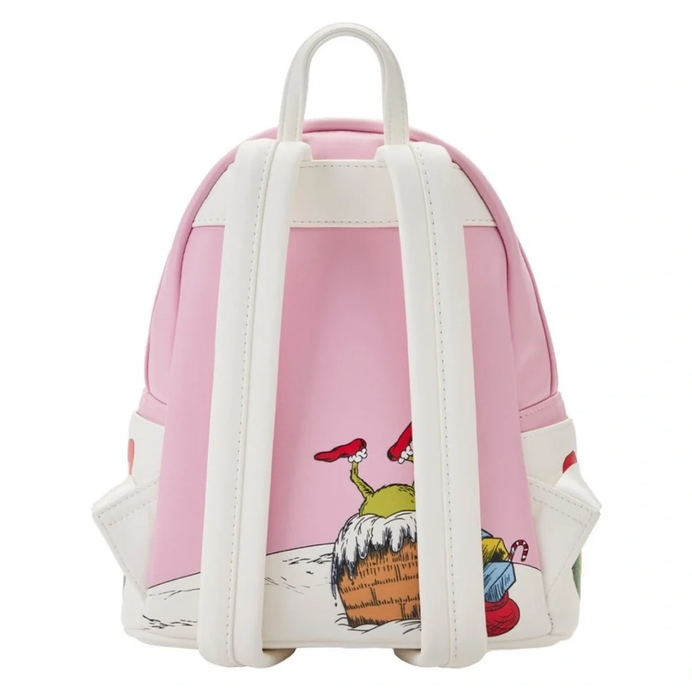Loungefly Universal Studios Dr. Seuss The Grinch and Max Mini Backpack - NEW